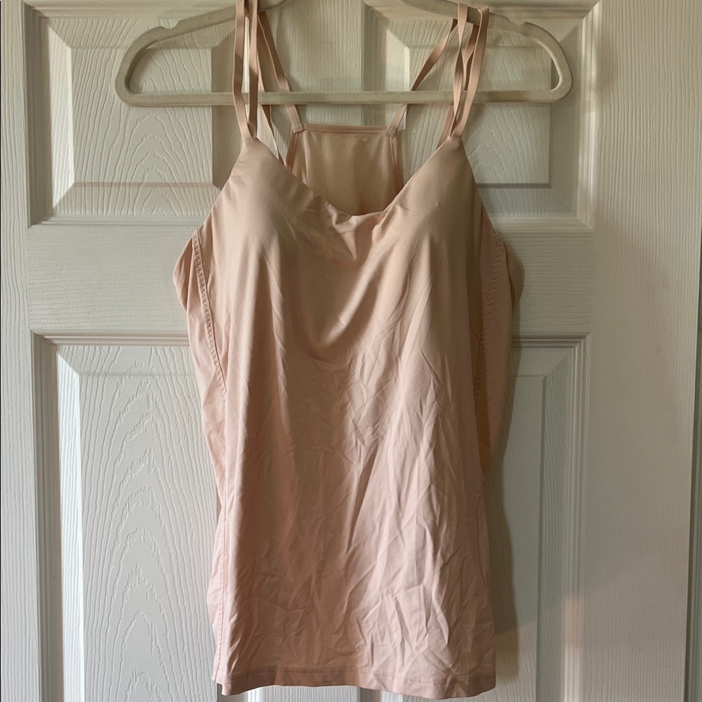 Athleta Light Pink Strappy Tank Top